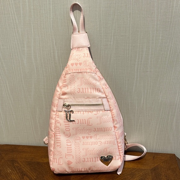 Juicy Couture Handbags - Juicy Couture Blush Pink Sling Bag